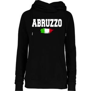 Abruzzo Italy Womens Funnel Neck Pullover Hood