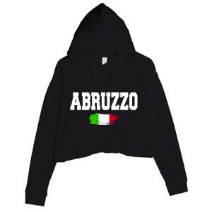 Abruzzo Italy Crop Fleece Hoodie