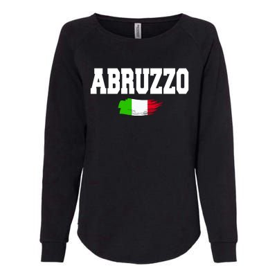 Abruzzo Italy Womens California Wash Sweatshirt