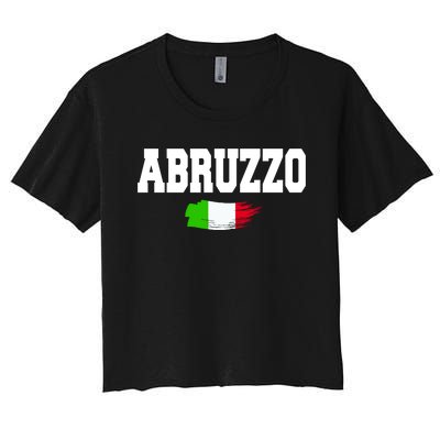 Abruzzo Italy Women's Crop Top Tee