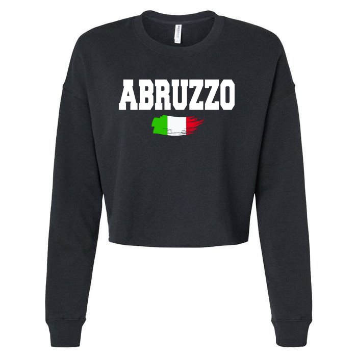 Abruzzo Italy Cropped Pullover Crew