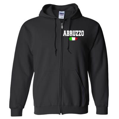 Abruzzo Italy Full Zip Hoodie