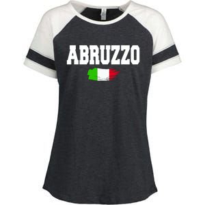 Abruzzo Italy Enza Ladies Jersey Colorblock Tee