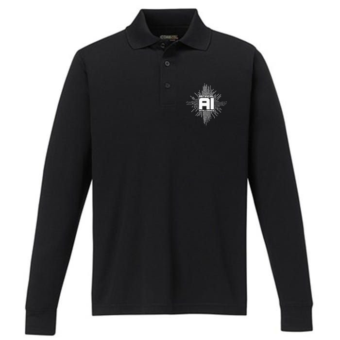 Artificial Intelligence Ai Computer Science Performance Long Sleeve Polo
