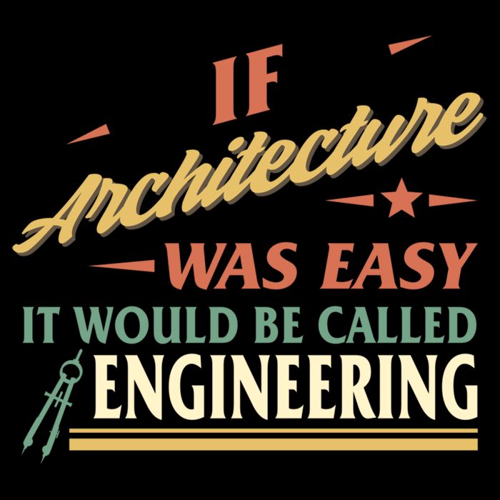 Architect If Architecture Easy Called Engineering Graduation Cute Gift Drawstring Bag