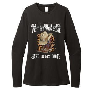 All I Brought Back With Me Was Some Sand In My Boots Womens CVC Long Sleeve Shirt