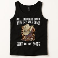 All I Brought Back With Me Was Some Sand In My Boots Tank Top