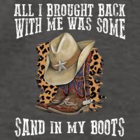 All I Brought Back With Me Was Some Sand In My Boots Vector Backpack