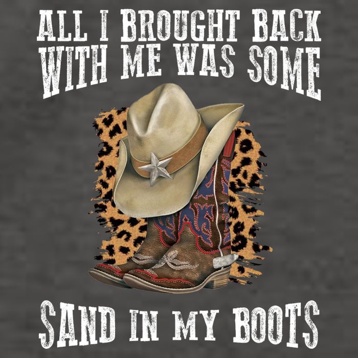 All I Brought Back With Me Was Some Sand In My Boots Vector Backpack