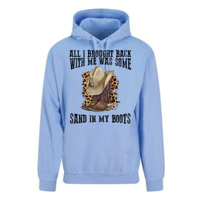 All I Brought Back With Me Was Some Sand In My Boots Unisex Surf Hoodie