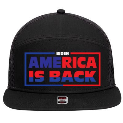 America Is Back 2012 Gift 7 Panel Mesh Trucker Snapback Hat