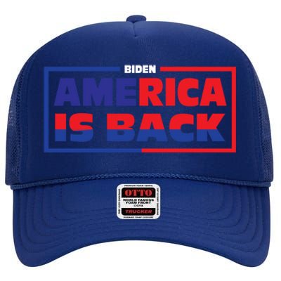 America Is Back 2012 Gift High Crown Mesh Back Trucker Hat