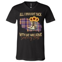 All I Bought Back With Me Was Some Sand In My Boots V-Neck T-Shirt