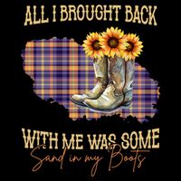 All I Bought Back With Me Was Some Sand In My Boots Drawstring Bag