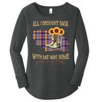 All I Bought Back With Me Was Some Sand In My Boots Women's Perfect Tri Tunic Long Sleeve Shirt