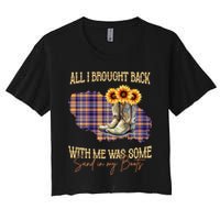 All I Bought Back With Me Was Some Sand In My Boots Crop Top