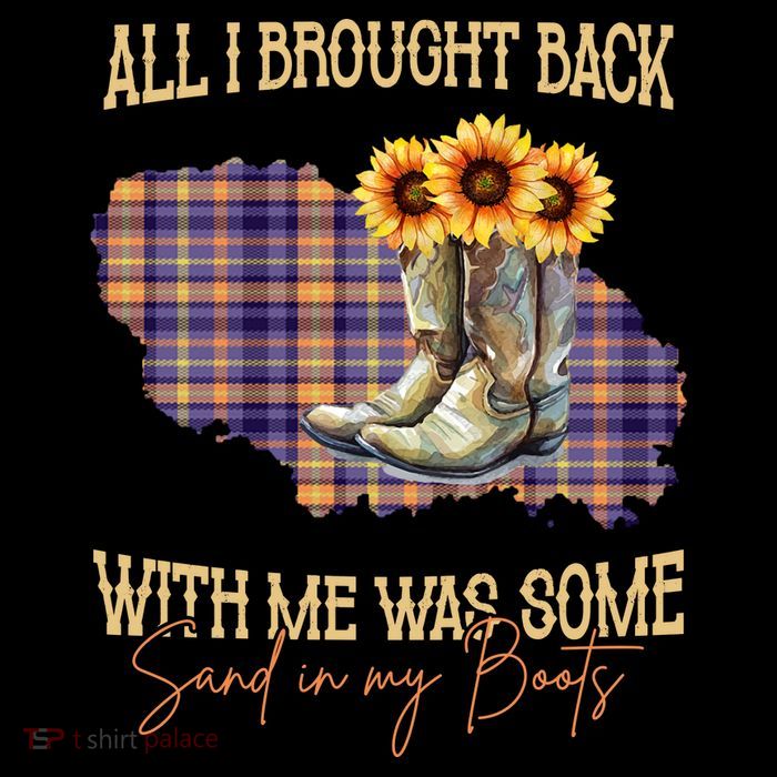 All I Bought Back With Me Was Some Sand In My Boots Short Acrylic Beanie