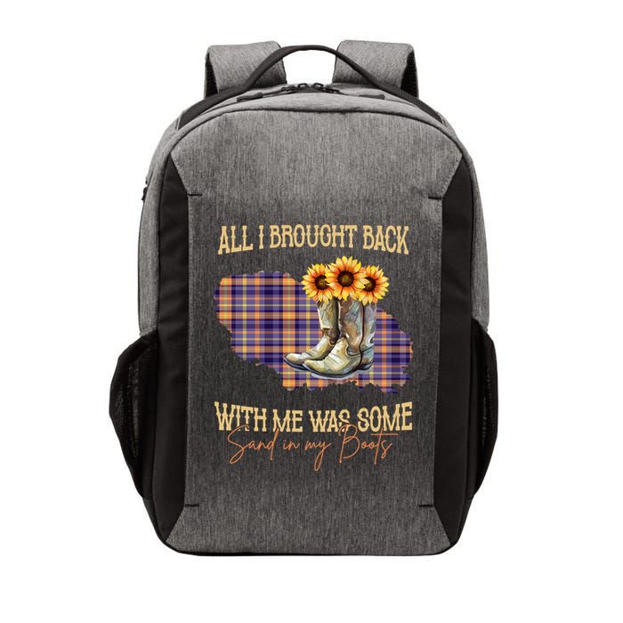 All I Bought Back With Me Was Some Sand In My Boots Vector Backpack