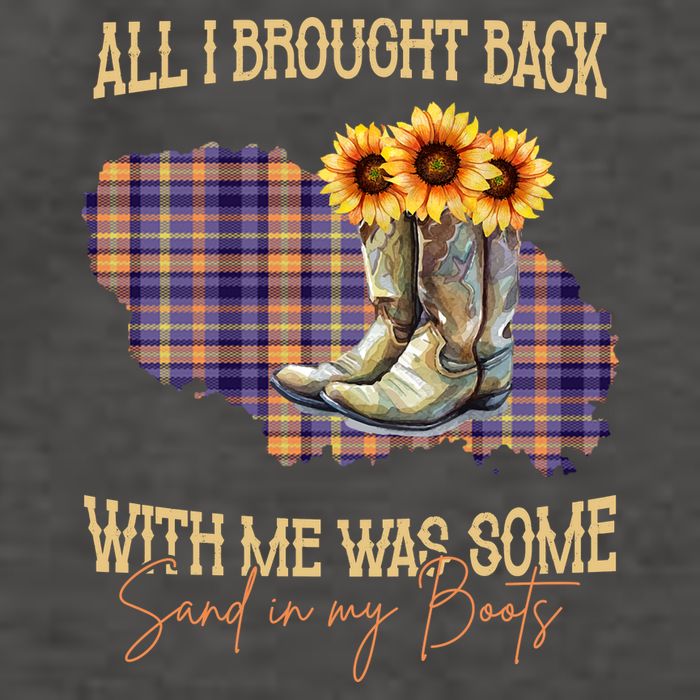 All I Bought Back With Me Was Some Sand In My Boots Vector Backpack