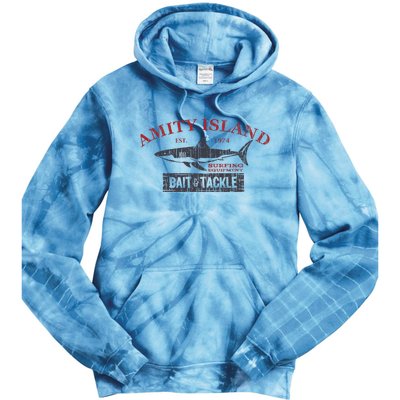 Amity Island Bait And Tackle Retro Fishing Tie Dye Hoodie