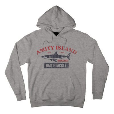 Amity Island Bait And Tackle Retro Fishing Tall Hoodie