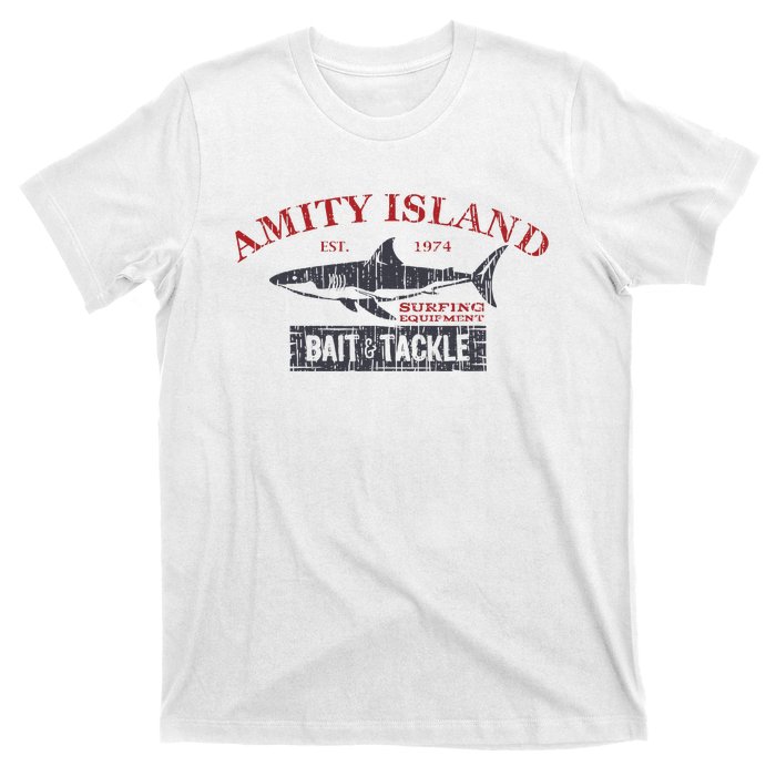 Amity Island Bait And Tackle Retro Fishing T-Shirt