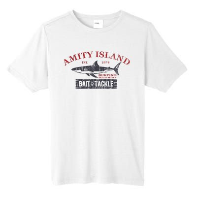 Amity Island Bait And Tackle Retro Fishing Tall Fusion ChromaSoft Performance T-Shirt