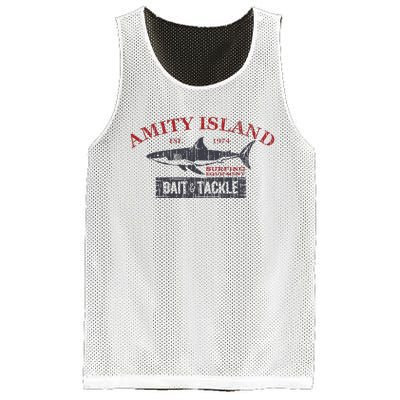 Amity Island Bait And Tackle Retro Fishing Mesh Reversible Basketball Jersey Tank