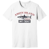 Amity Island Bait And Tackle Retro Fishing Premium T-Shirt