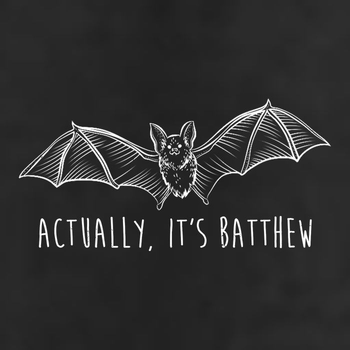 Actually Its Batthew Funny 7 Panel Mesh Trucker Snapback Hat