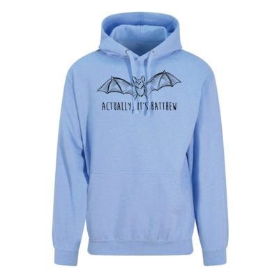 Actually Its Batthew Funny Unisex Surf Hoodie