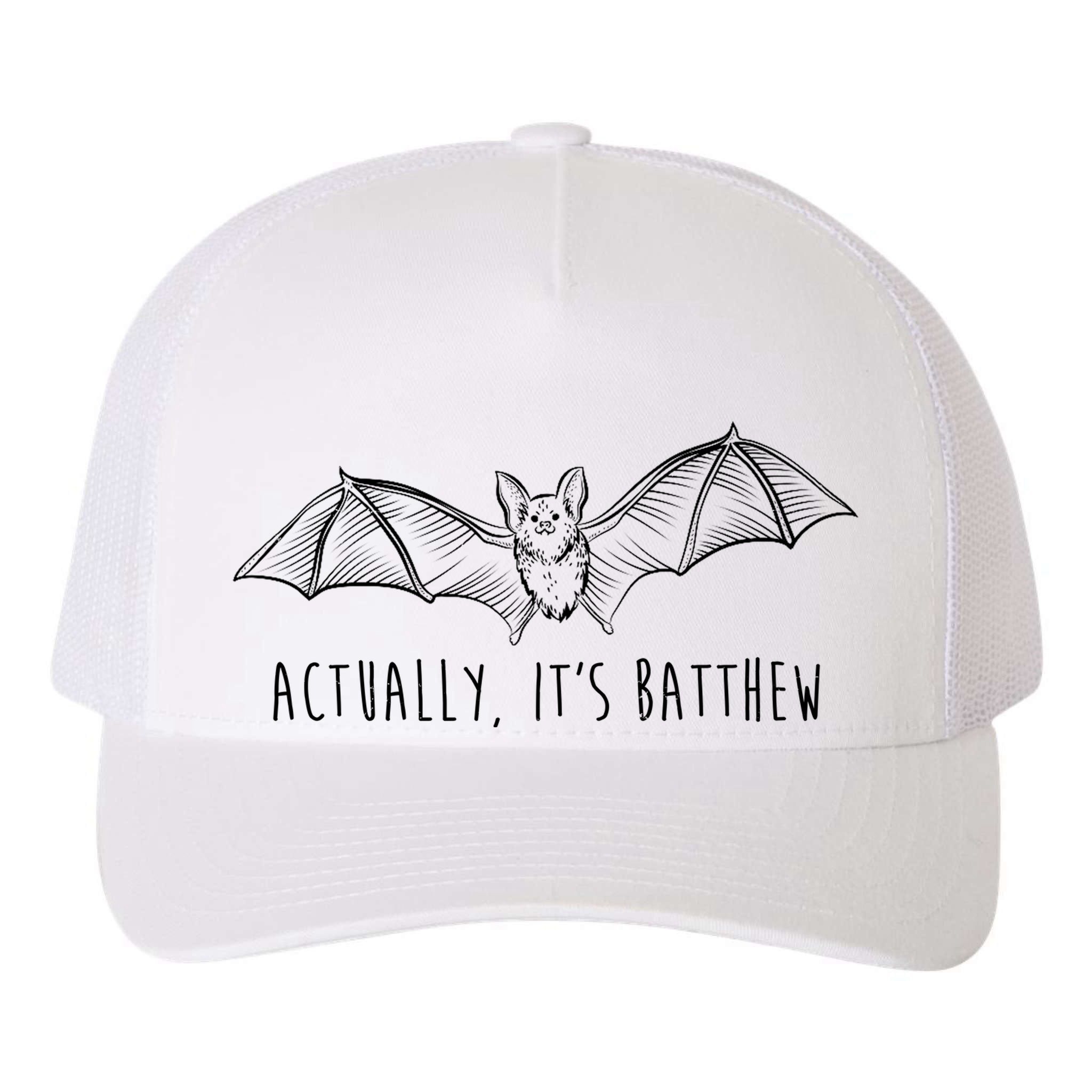 Actually Its Batthew Funny Yupoong Adult 5-Panel Trucker Hat
