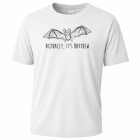 Actually Its Batthew Funny Cooling Performance Crew T-Shirt