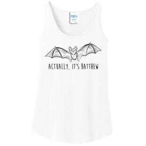 Actually Its Batthew Funny Ladies Essential Tank