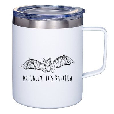 Actually Its Batthew Funny 12oz Stainless Steel Coffee Mug