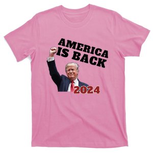 America Is Back 2024 We Won Made History Daddys T-Shirt