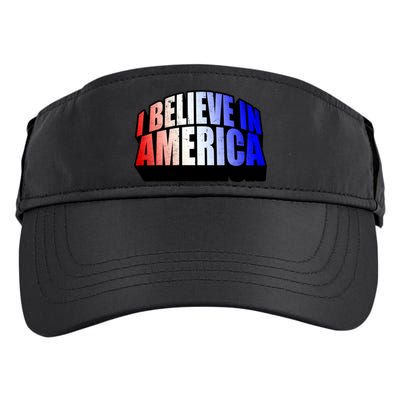 America I Believe In You Proud To Be An American Gift Adult Drive Performance Visor
