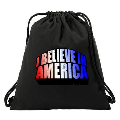 America I Believe In You Proud To Be An American Gift Drawstring Bag