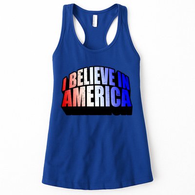 America I Believe In You Proud To Be An American Gift Womens Tank Top