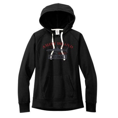 Amity Island Bait And Tackle Retro Fishing Women's Fleece Hoodie