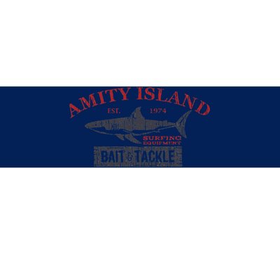 Amity Island Bait And Tackle Retro Fishing Bumper Sticker