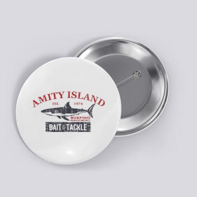 Amity Island Bait And Tackle Retro Fishing Button