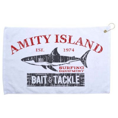 Amity Island Bait And Tackle Retro Fishing Grommeted Golf Towel