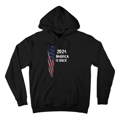 America Is Back | Flag 2024 Hoodie