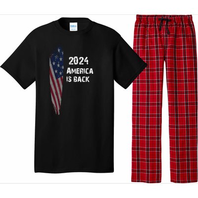 America Is Back | Flag 2024 Pajama Set