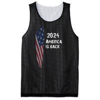 America Is Back | Flag 2024 Mesh Reversible Basketball Jersey Tank