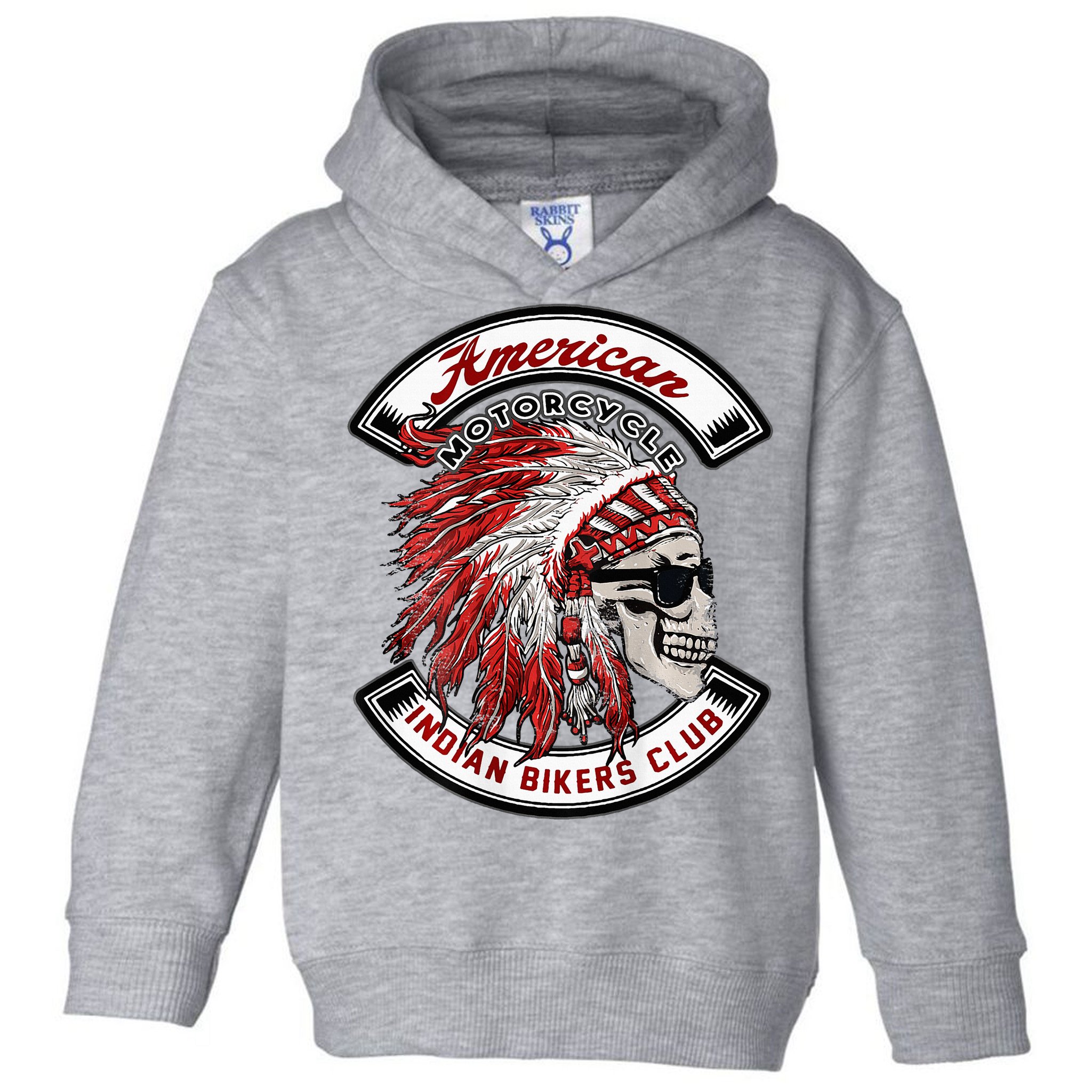 American Indian Bikers Club Motorcycle Biker Bike Toddler Hoodie