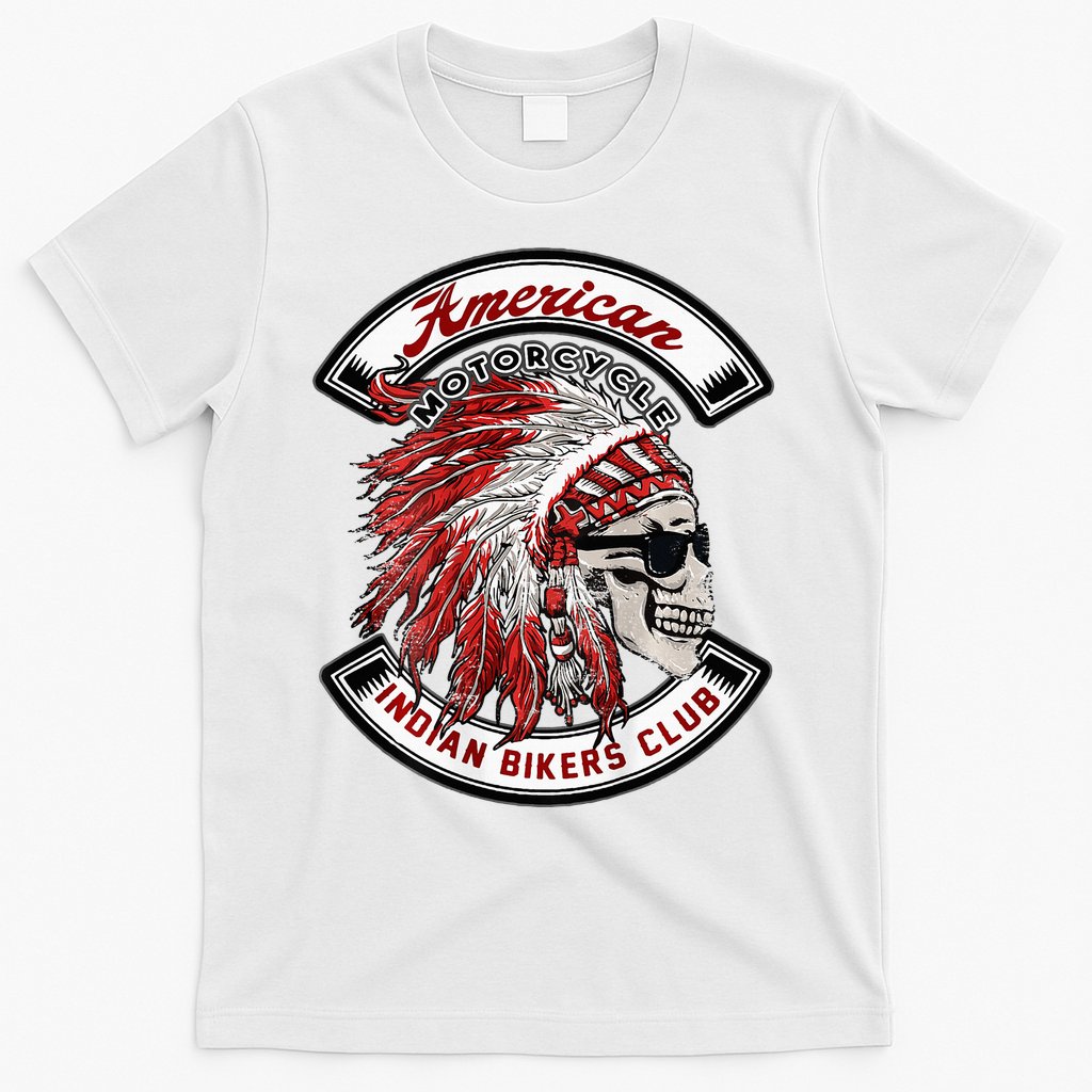 American Indian Bikers Club Motorcycle Biker Bike T-Shirt
