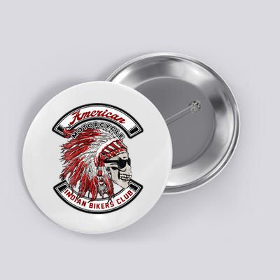 American Indian Bikers Club Motorcycle Biker Bike Button