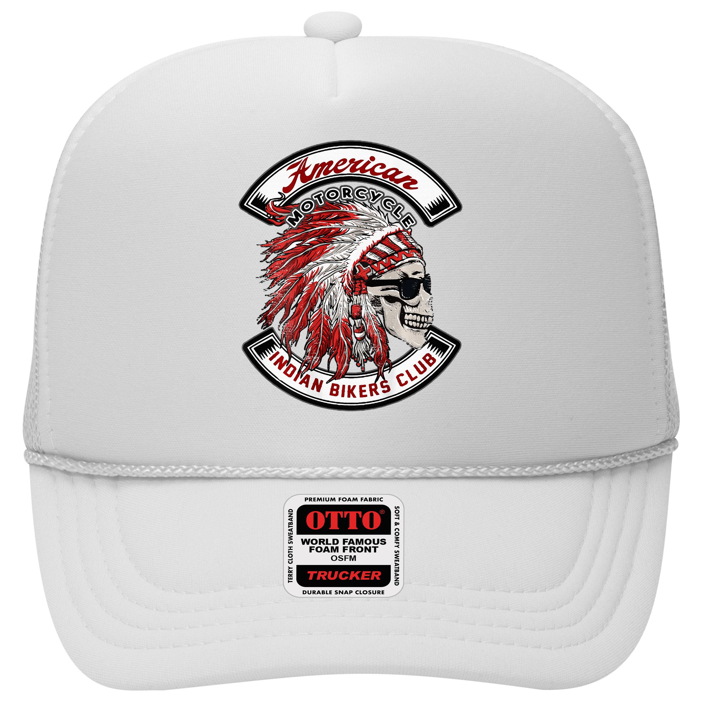American Indian Bikers Club Motorcycle Biker Bike Hat